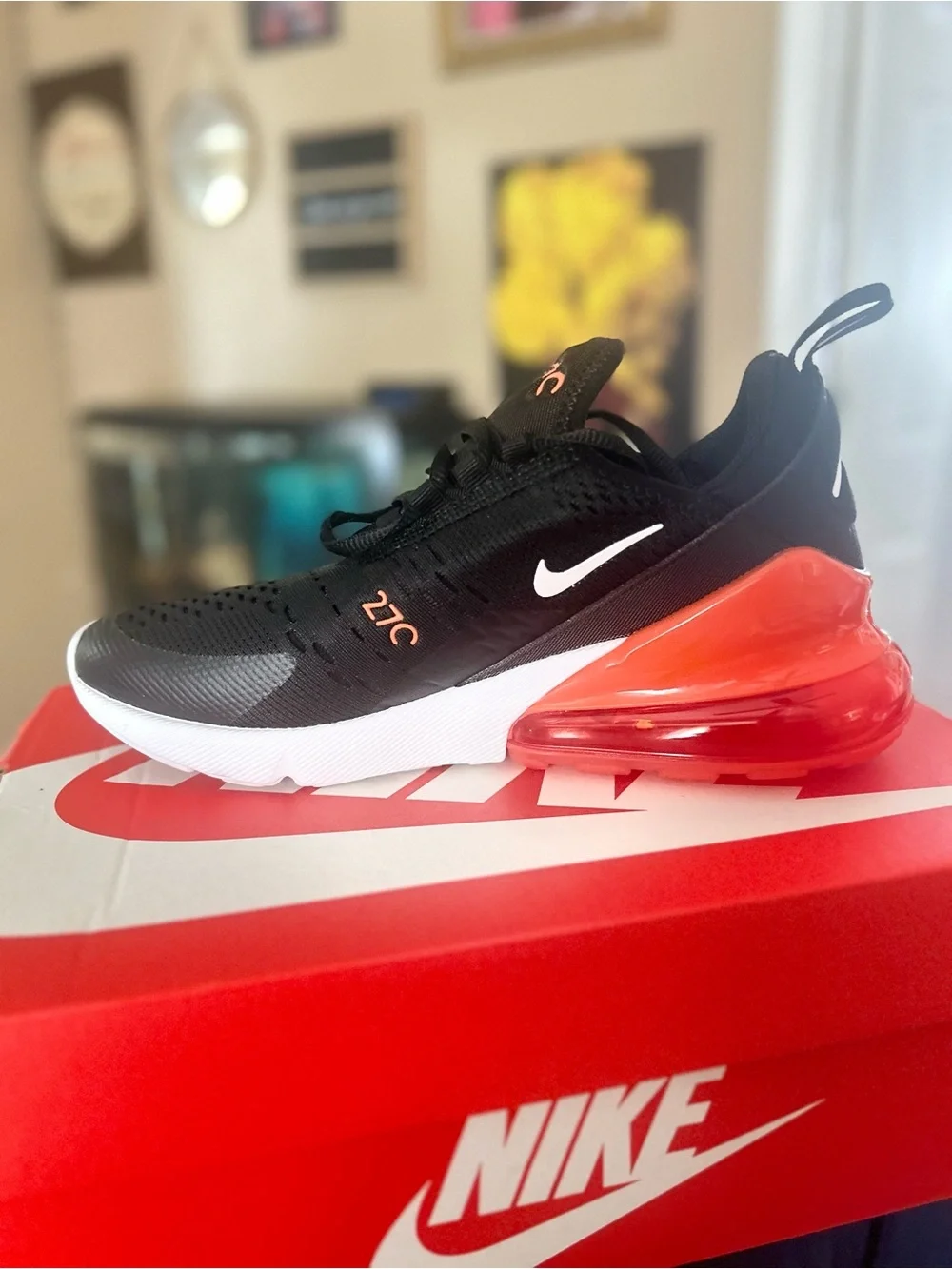 Nike Kids Air Max 270 - Black/Red/White